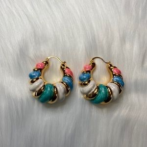 Chunky Bamboo Earrings